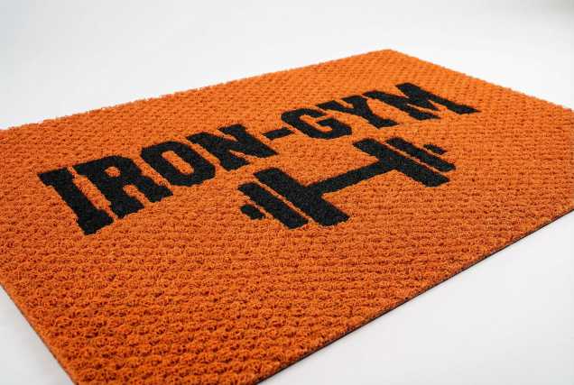 packing-mart-tapete-polipropileno-naranja-gym-iron-gym-06 Tapetes Personalizados de Tipo Alfombra